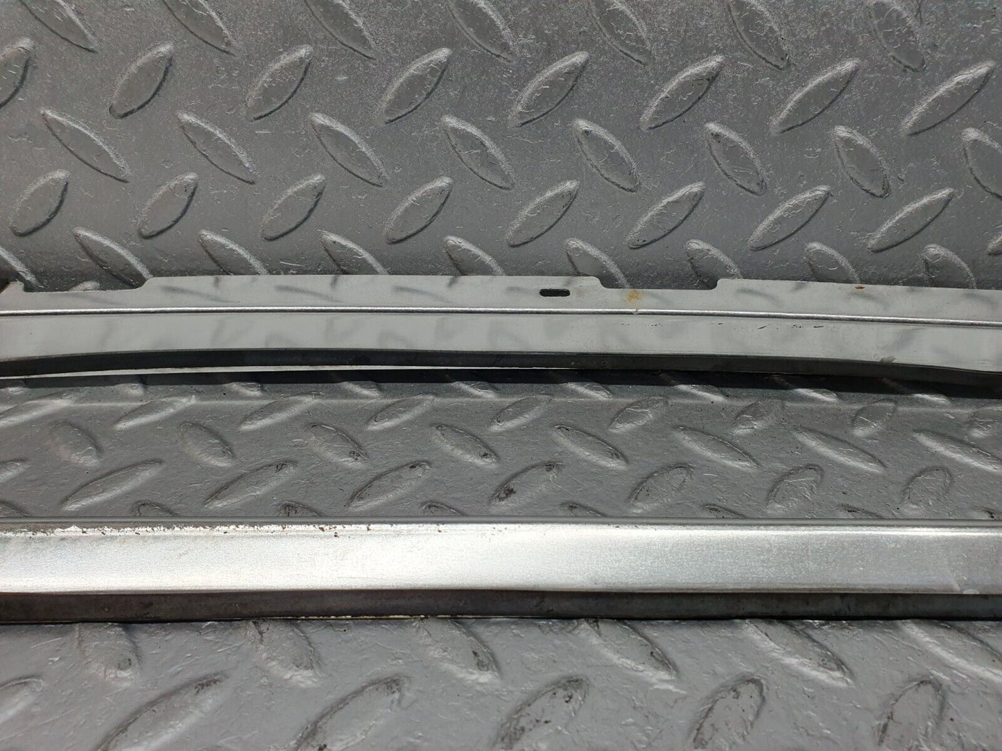 41057 Mercedes-Benz W126 300SE A Pillar Chrome Moulding Trim Pair