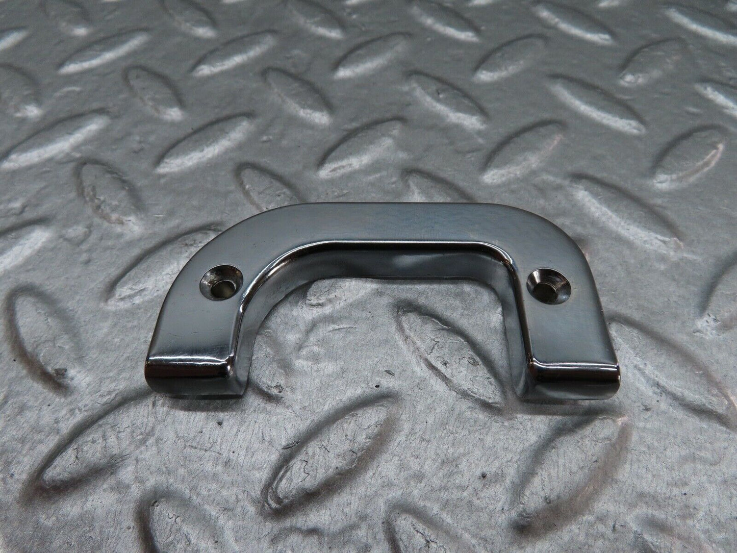 17951 Mercedes-Benz W123 200 Left Interior Chrome Door Latch Trim 1237230124