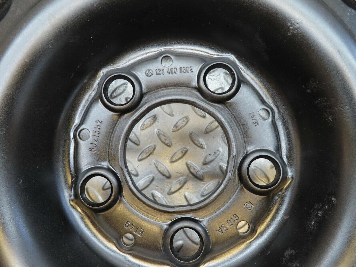 15414 Mercedes-Benz Steel Wheel 6Jx15H2 ET49 5x112 1244000602
