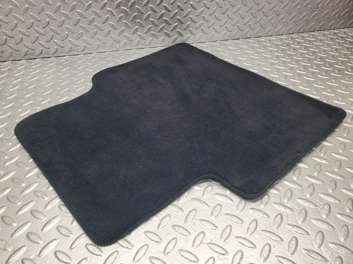 W201 Baby Benz rear left floor mat dark blue used OEM