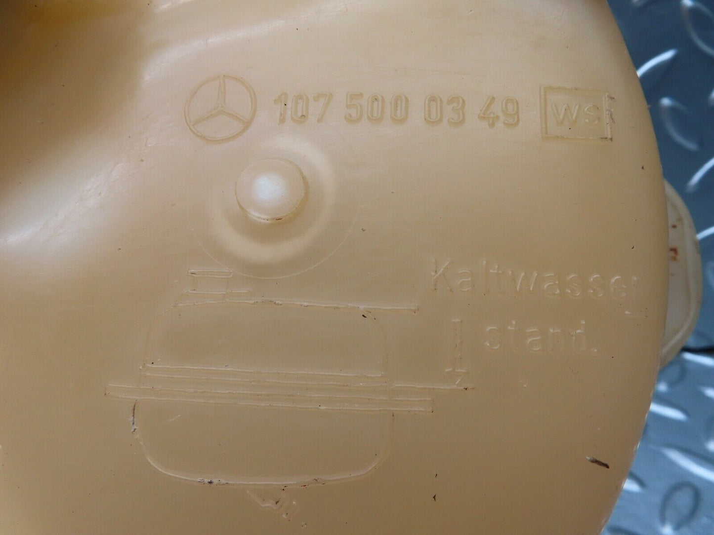 20606 Mercedes-Benz R107 450SL Coupe Coolant Reservoir Tank 1075000349