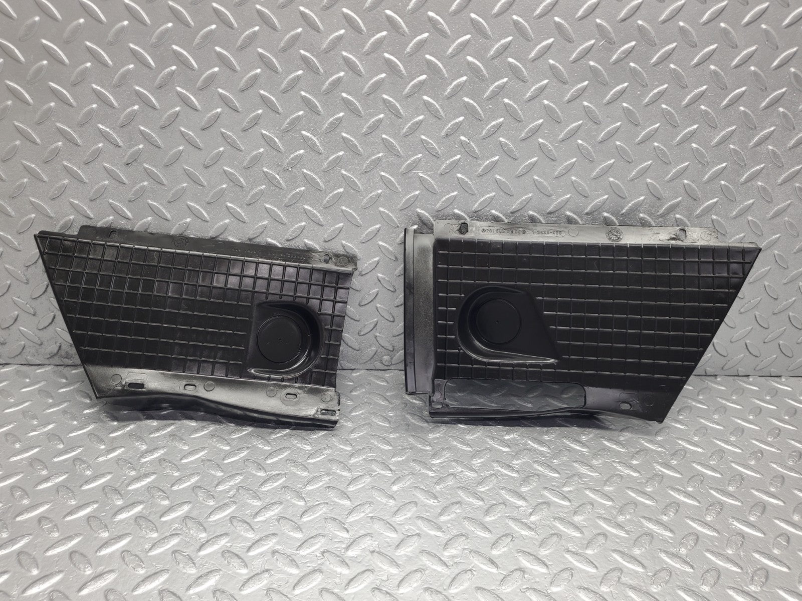 W201 Baby Benz radiator cover panel pair used OEM