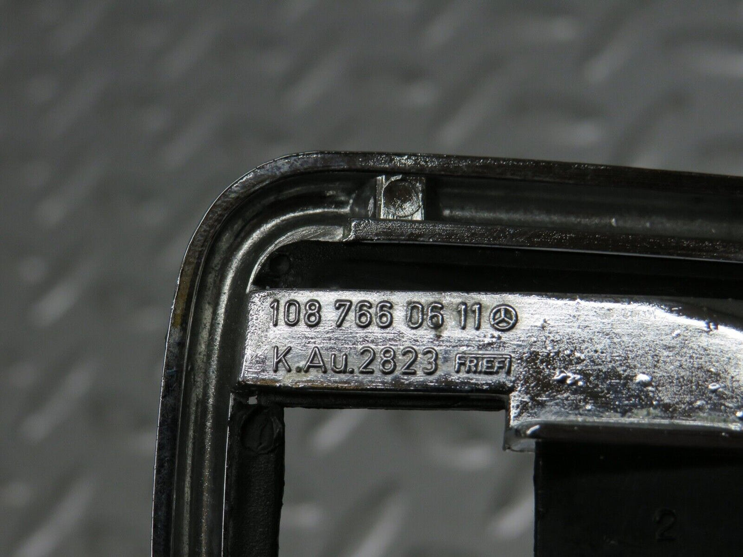 31005 Mercedes-Benz W123 230E Chrome Frame For Door Opener Right 1087660611