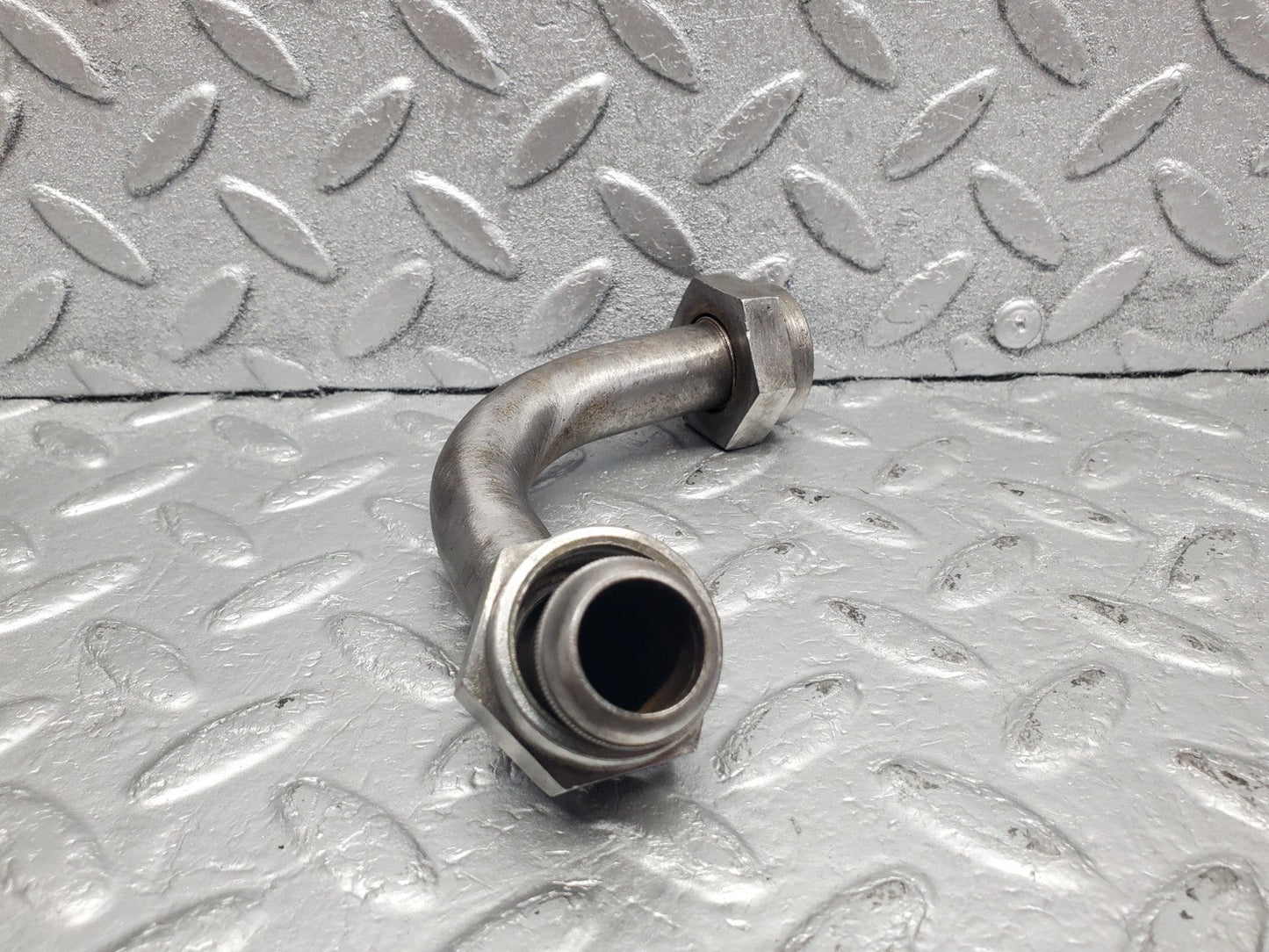 W112 thermostat housing coolant pipe used OEM