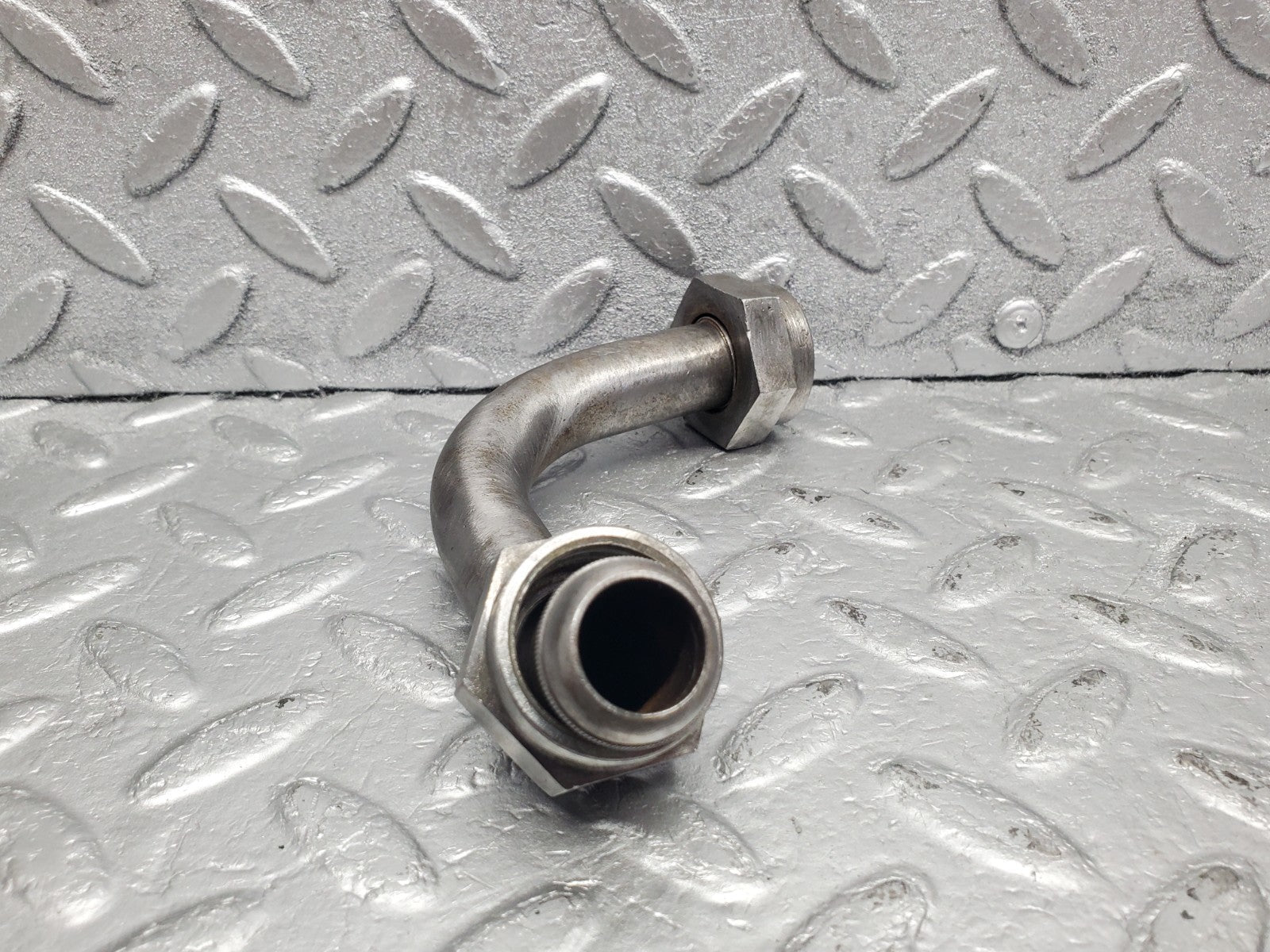 W112 thermostat housing coolant pipe used OEM