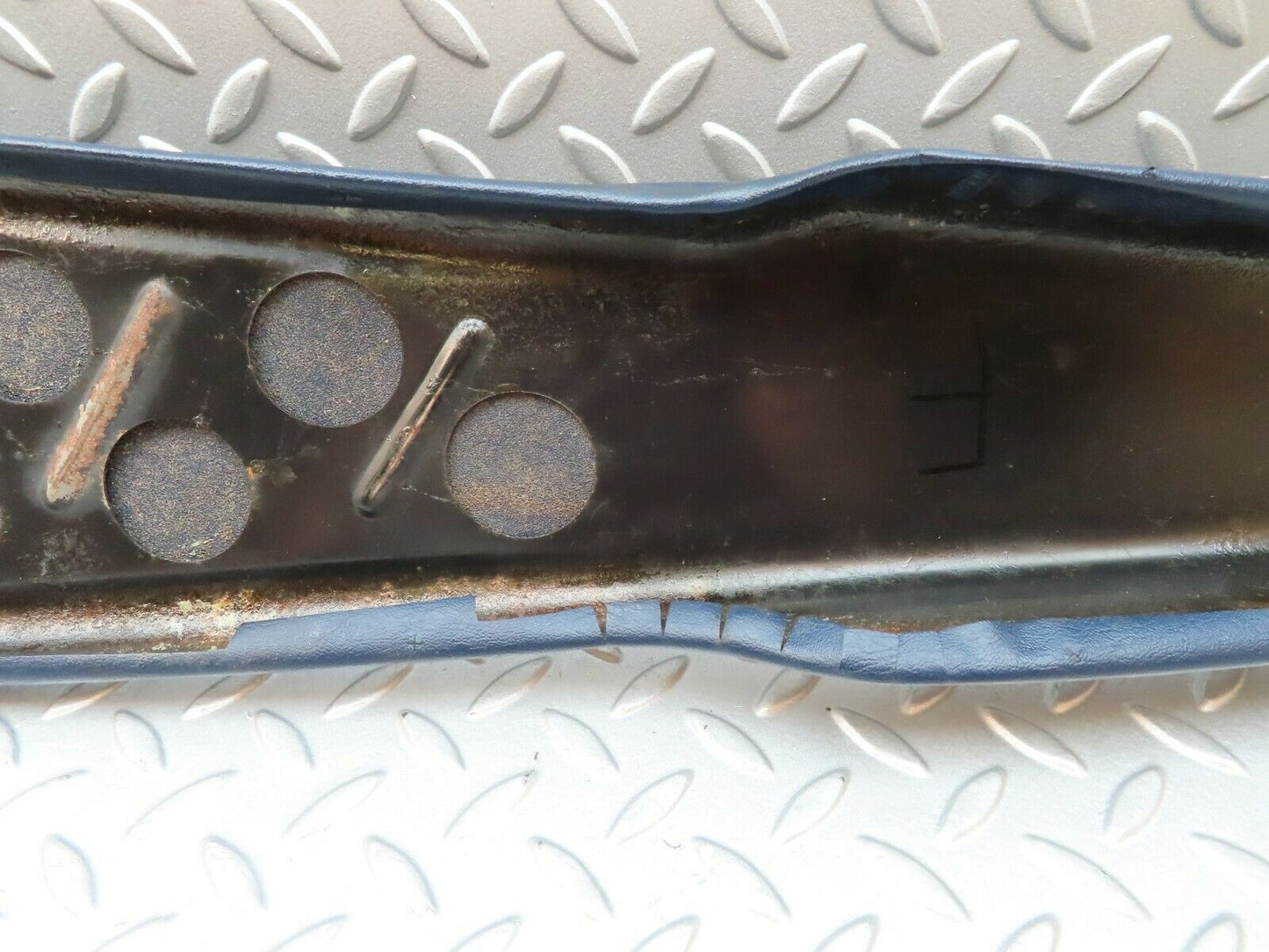 4344 Mercedes-Benz W123 230E B Pillar Cover Right Side Blue