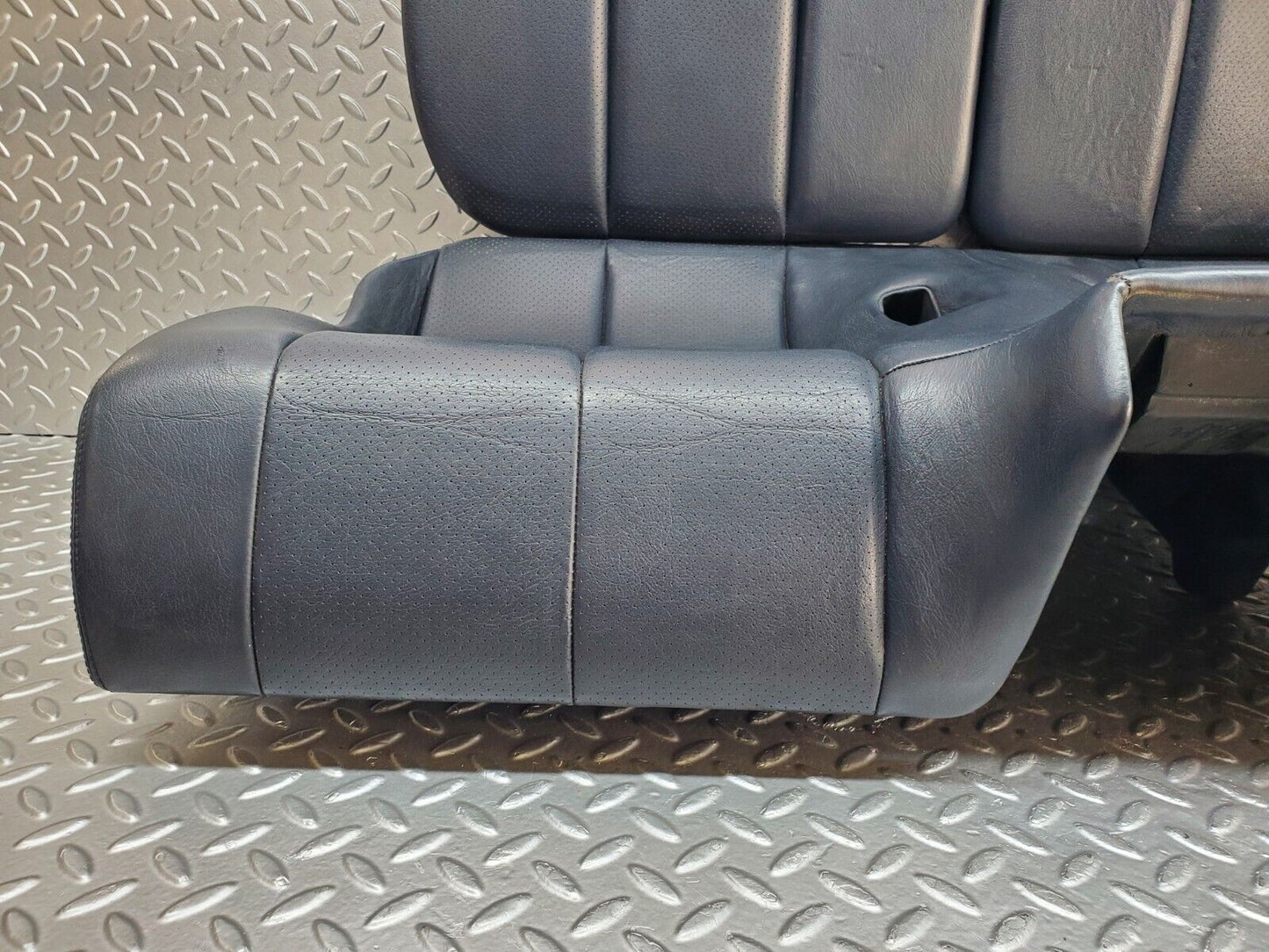 45156 Mercedes-Benz R129 300SL Coupe Rear Seat Set Blue Leather 1299220001
