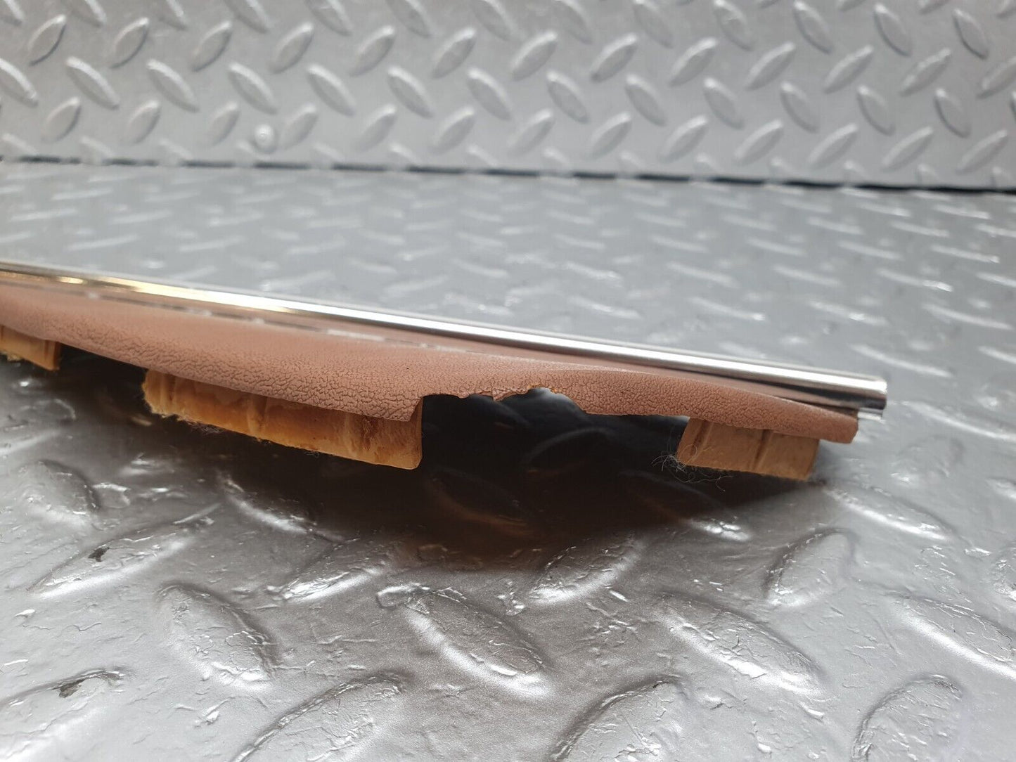 43782 Mercedes-Benz C126 380SEC Coupe Seat Belt Presenter Cover Trim Left 1266920922