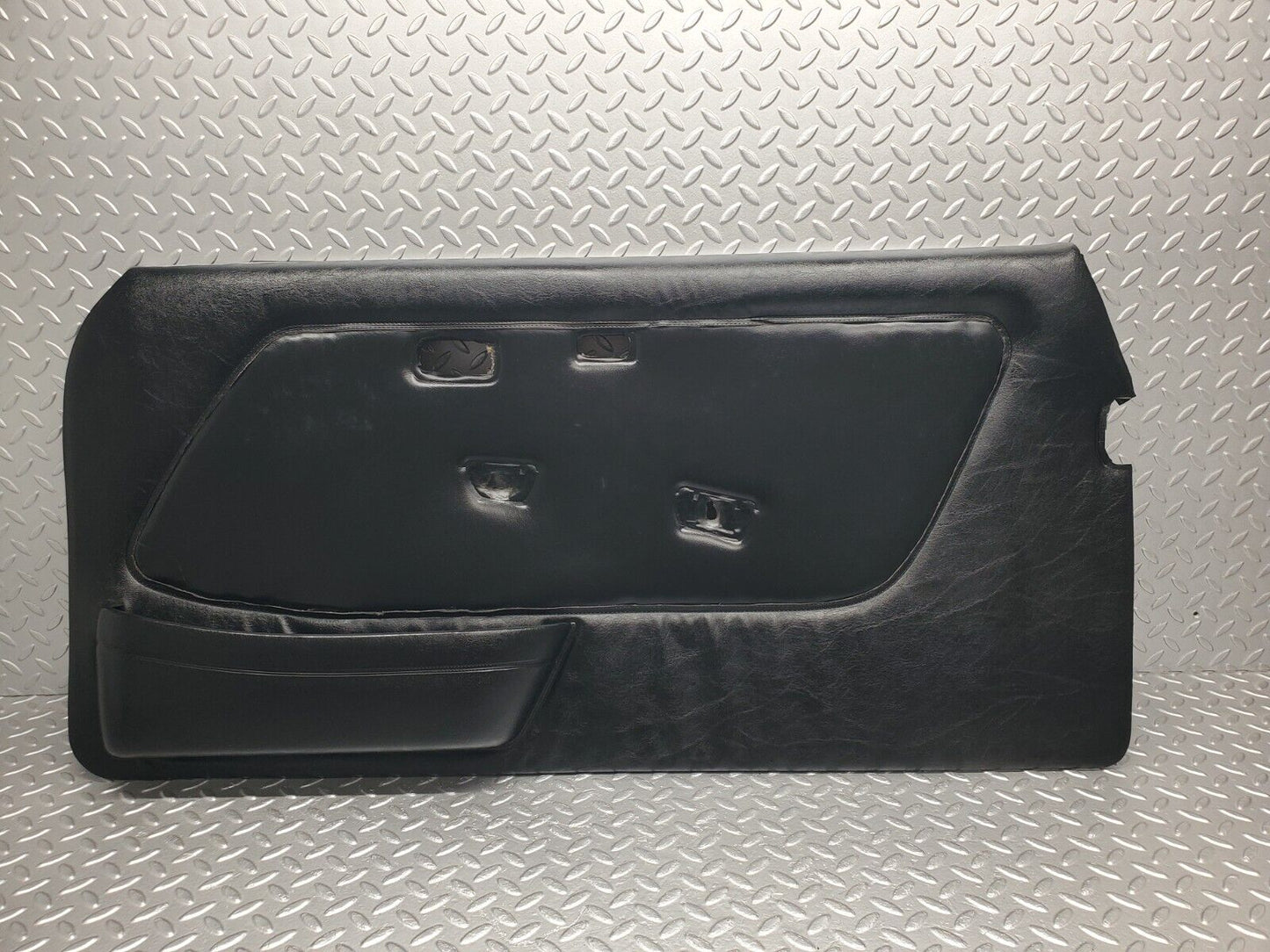 46366 Mercedes-Benz C123 280CE Coupe Right Door Card Black Leather 1237270664