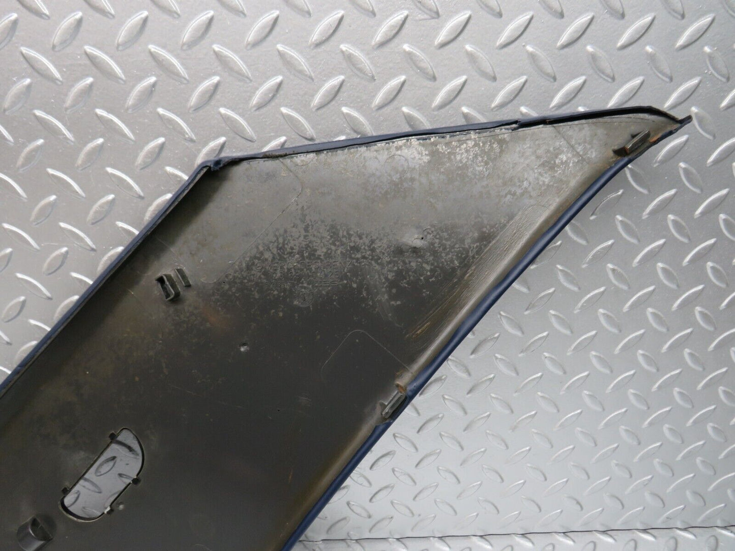 31940 Mercedes-Benz W123 230E C Pillar Cover Panel Right Side Blue 1236900425