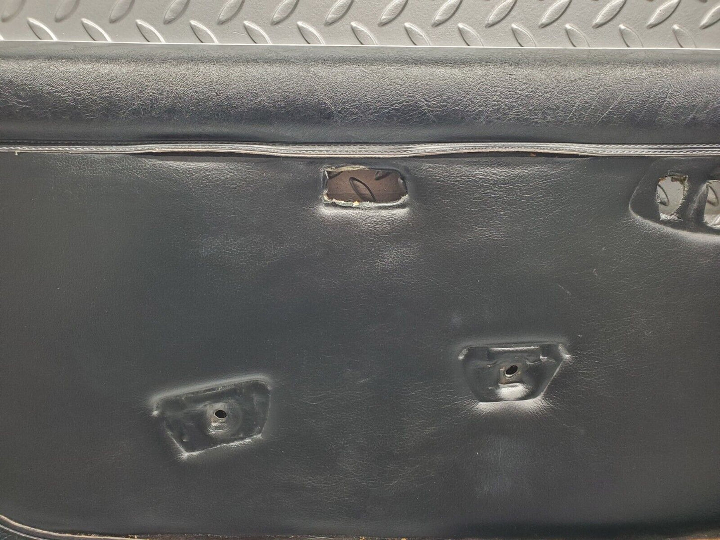 46420 Mercedes-Benz C123 280CE Coupe Left Door Card Black Leather 1237270564