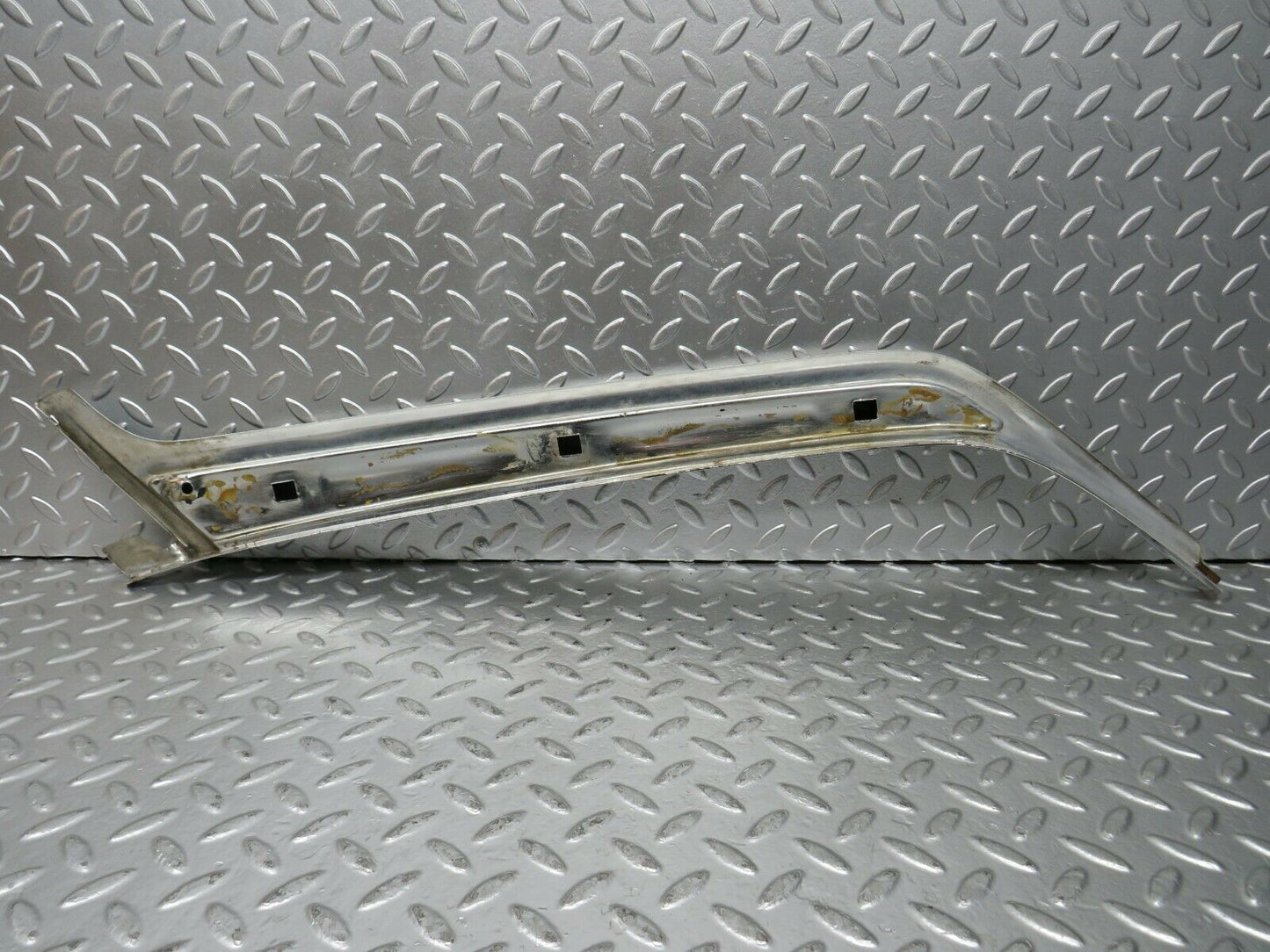 23364 Mercedes-Benz W116 350SE A Pillar Chrome Moulding Trim Right Side