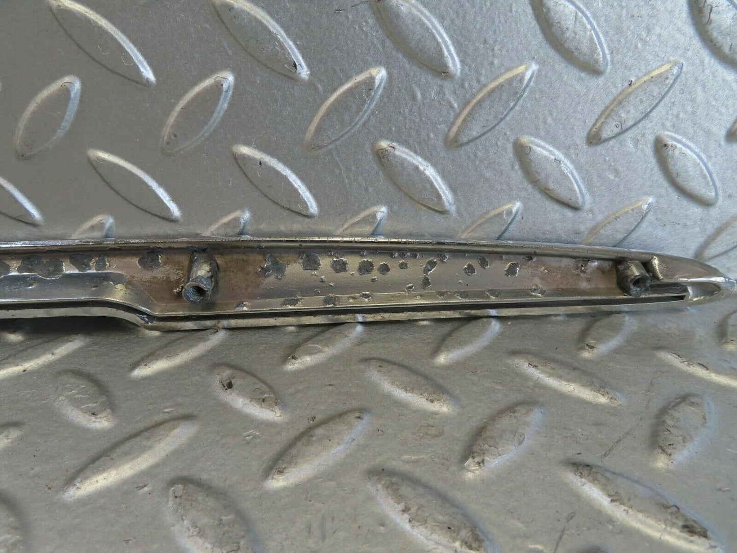 15718 Mercedes-Benz R107 450SL Trunk Chrome Handle Moulding 1077580202