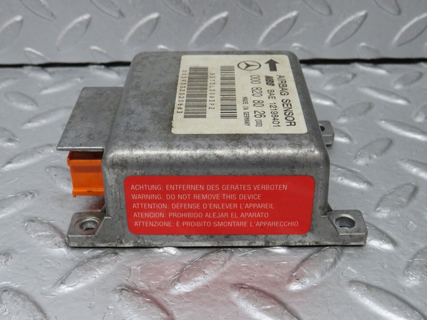 38415 Mercedes-Benz R129 280SL Coupe Airbag Crash Sensor 0008208026