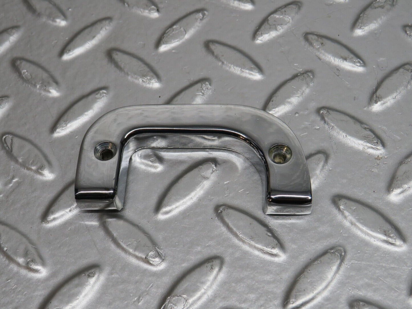 32180 Mercedes-Benz W123 230E Right Interior Chrome Door Latch Trim 1237230224
