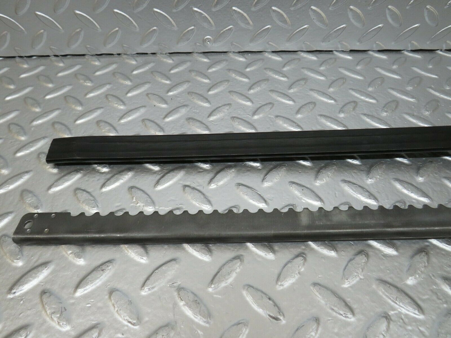 24391 Mercedes-Benz S124 220TE Seat Belt Runner With Cover Pair 1249193520