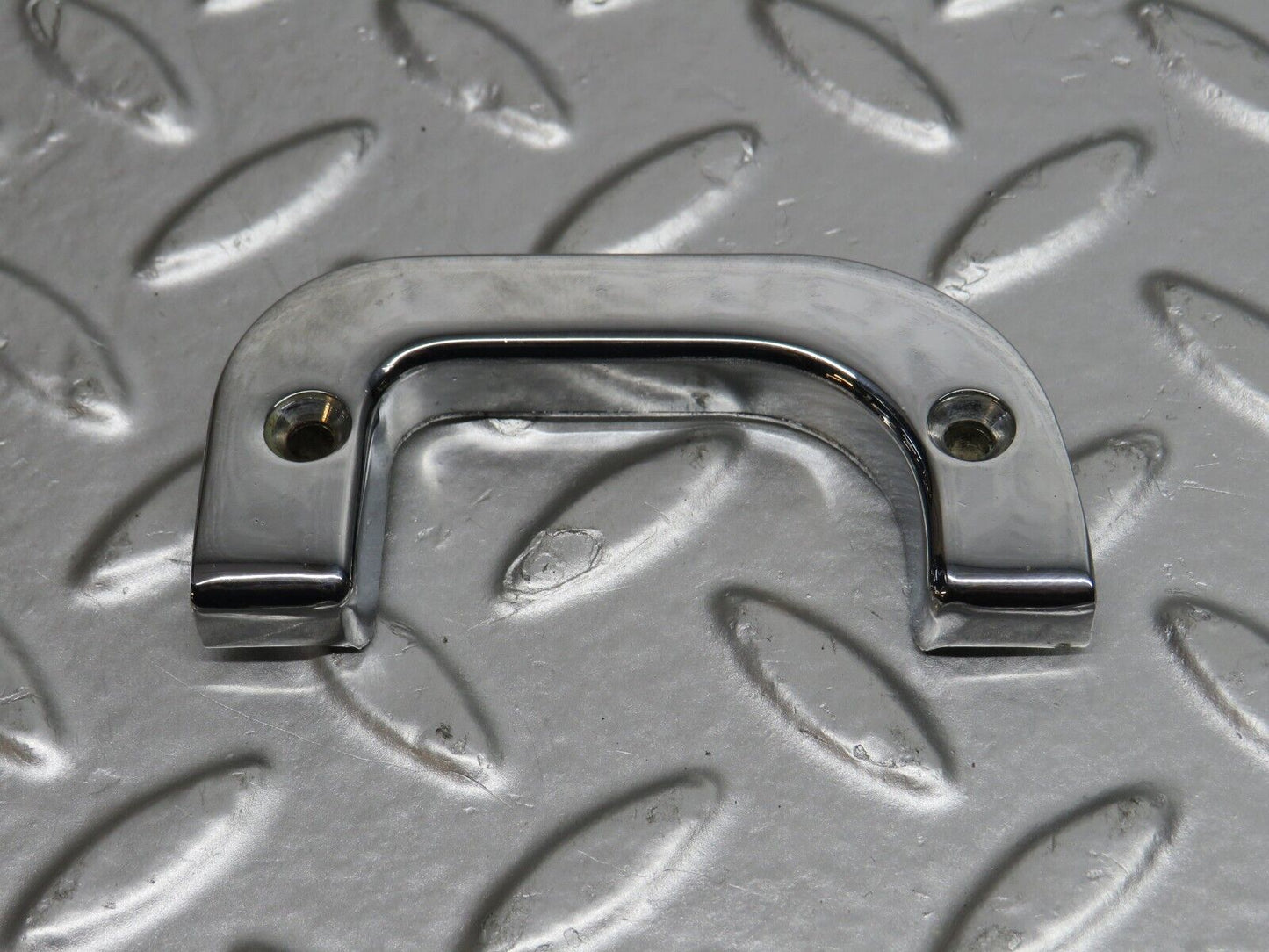 32181 Mercedes-Benz W123 230E Right Interior Chrome Door Latch Trim 1237230224