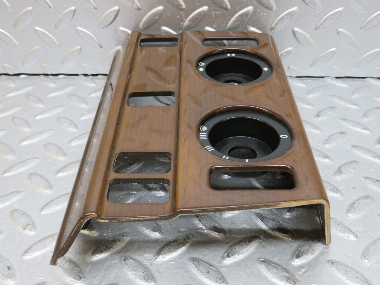29365 Mercedes-Benz W124 230E Heater Control Panel Wood Trim 1246830275
