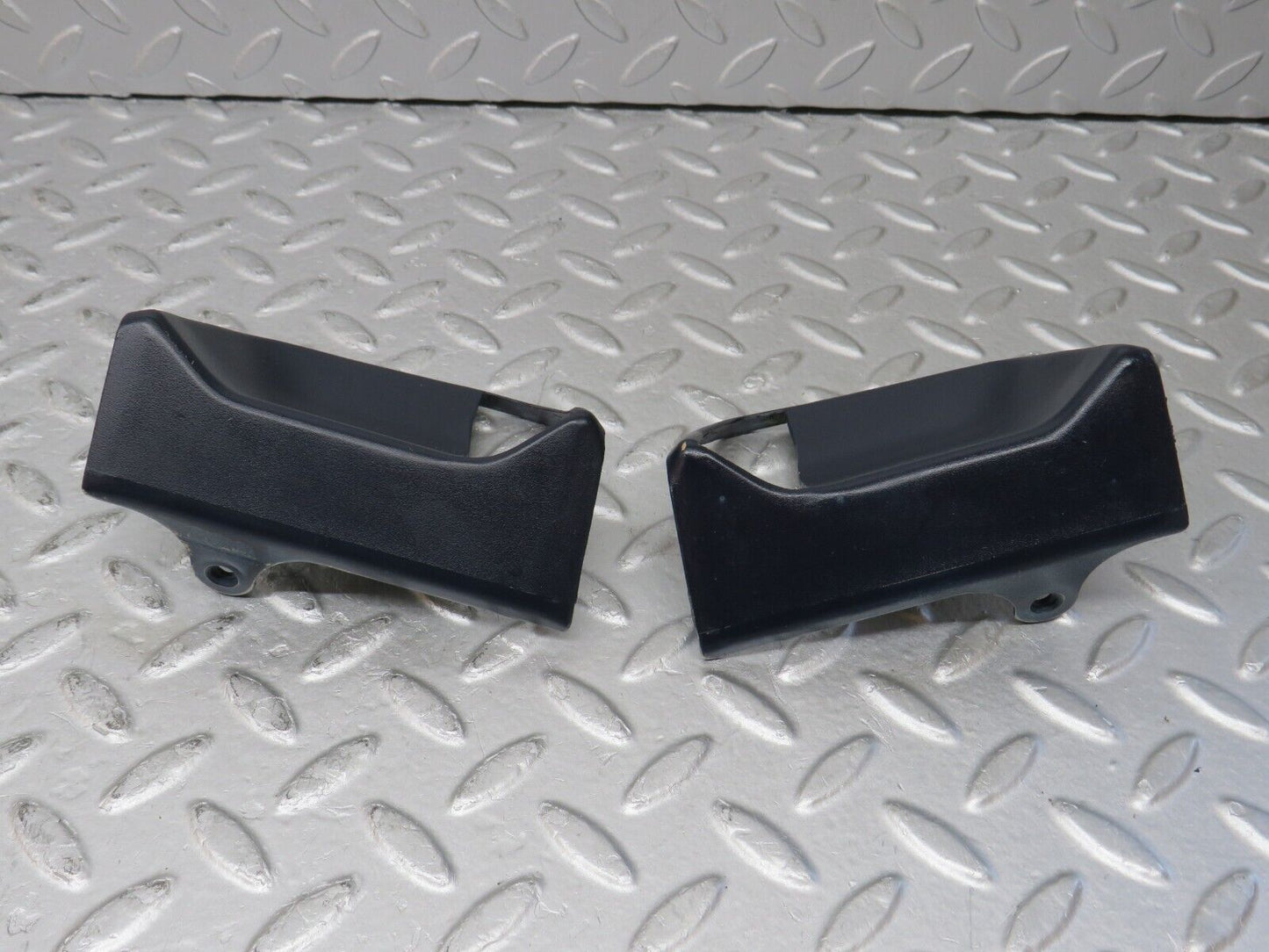 36840 Mercedes-Benz R129 300SL-24 Front Left Seat Release Trim 2x Blue 1299190920 1299191020