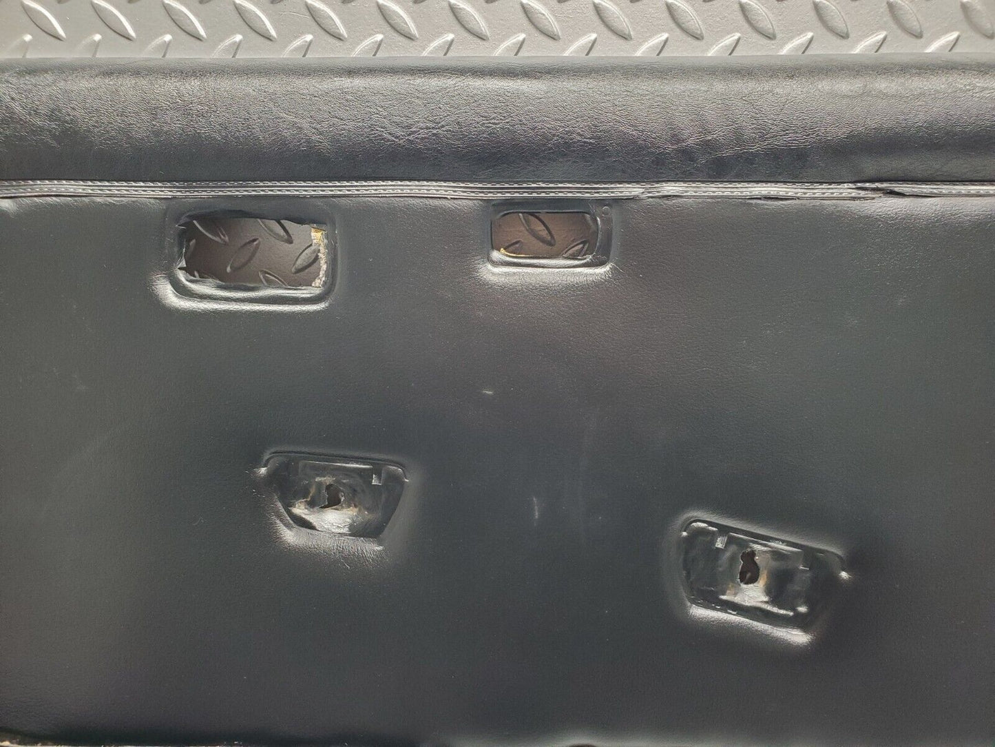 46366 Mercedes-Benz C123 280CE Coupe Right Door Card Black Leather 1237270664