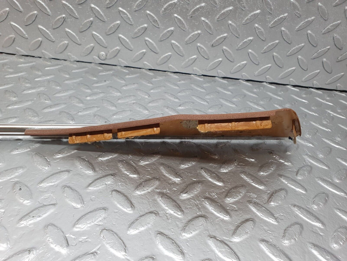 43782 Mercedes-Benz C126 380SEC Coupe Seat Belt Presenter Cover Trim Left 1266920922