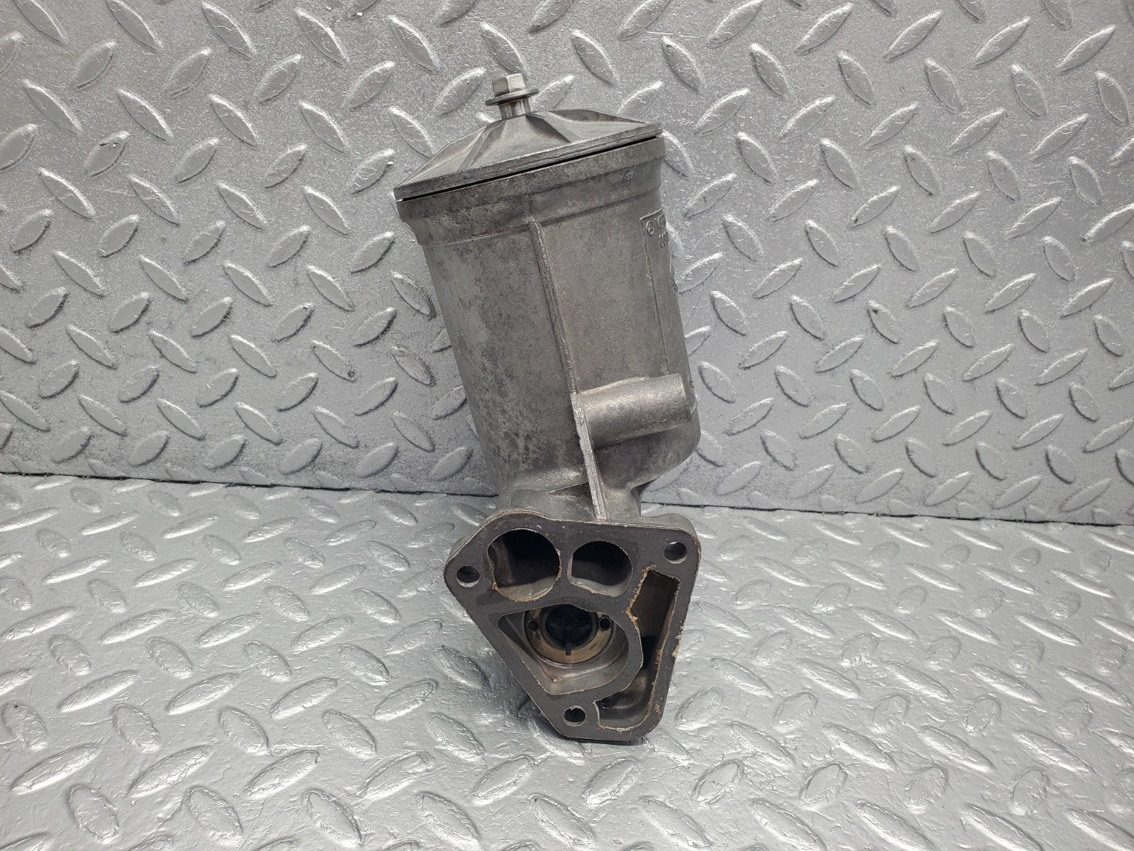 W126 Coupe oil filter housing used OEM