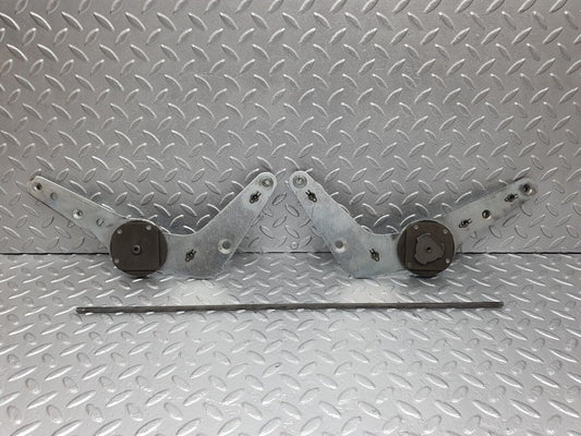 43332 Mercedes-Benz W108 280SE Front Left Seat Hinge Pair With Rod 0009106385 0009106886