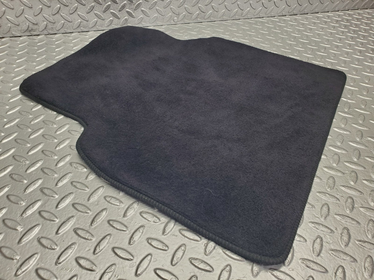 W201 Baby Benz rear right floor mat dark blue used OEM