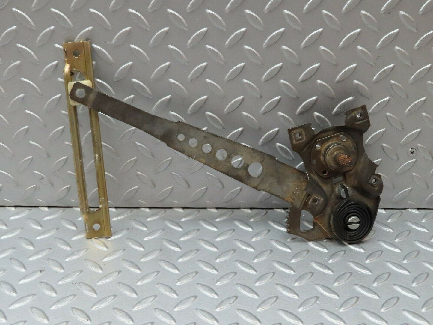 4309 Mercedes-Benz W123 230E Rear Left Manual Window Regulator 1237301946