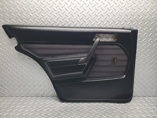 W201 Baby Benz rear left door card black used OEM