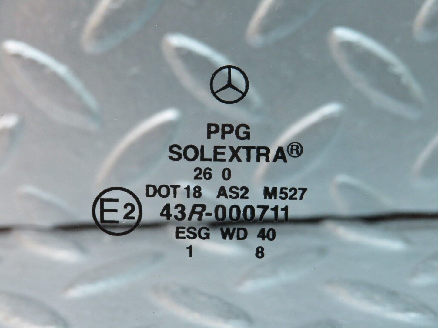 35061 Mercedes-Benz W210 320E Rear Left Quarter Window Glass 2107340124