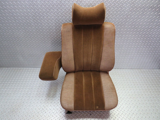 26229 Mercedes-Benz W116 450SE Front Left Seat Passenger Seat Brown