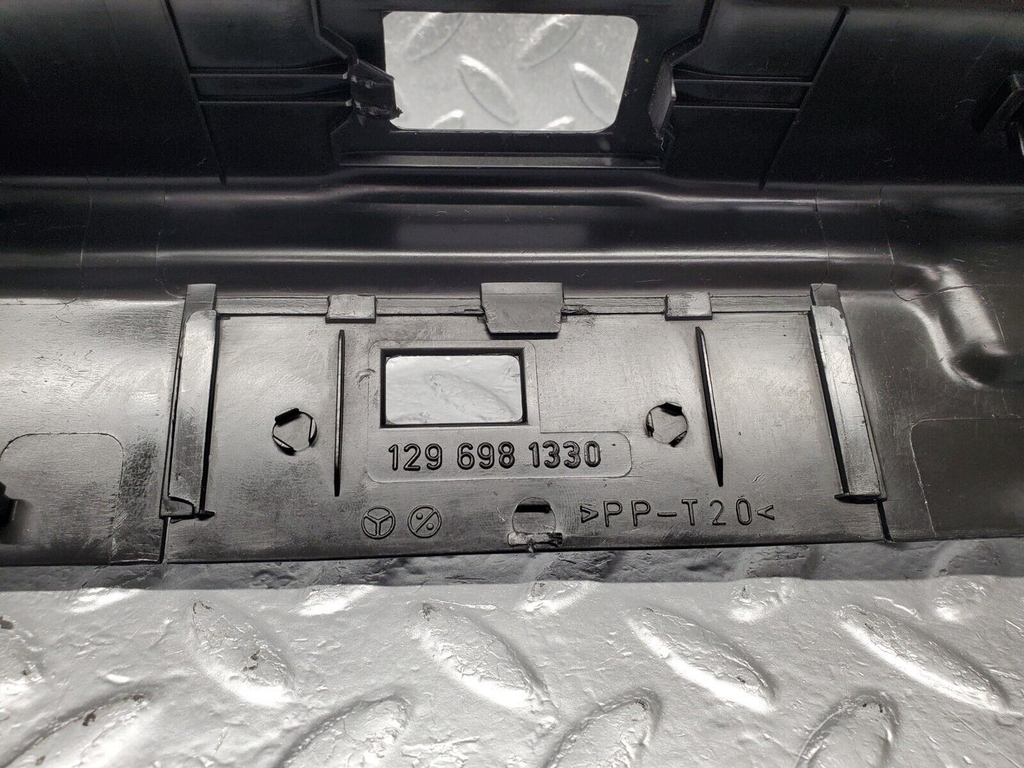 46888 Mercedes-Benz R129 320SL Coupe Trunk Boot Lock Cover Trim 1296981330 1296942225