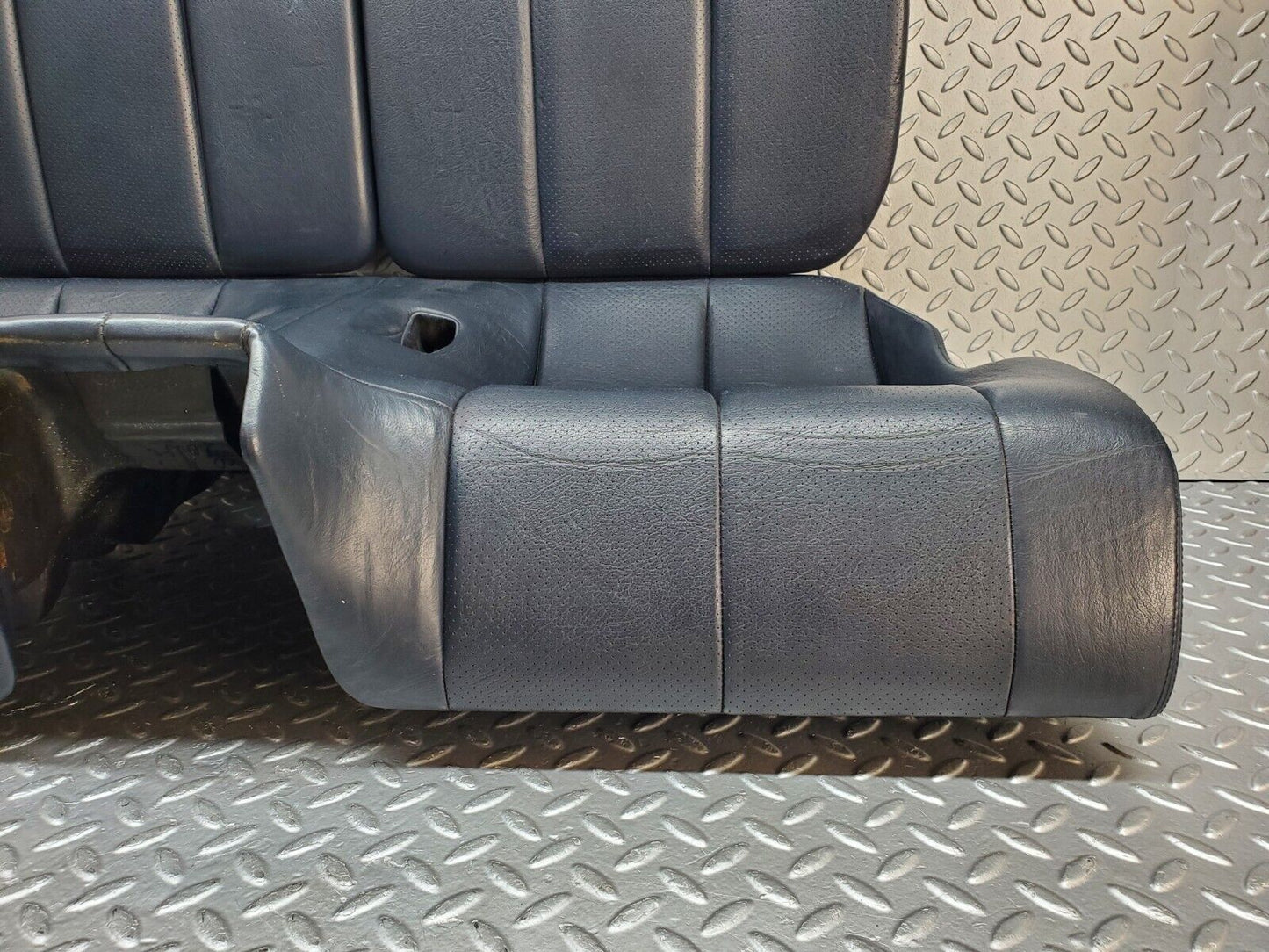 45156 Mercedes-Benz R129 300SL Coupe Rear Seat Set Blue Leather 1299220001