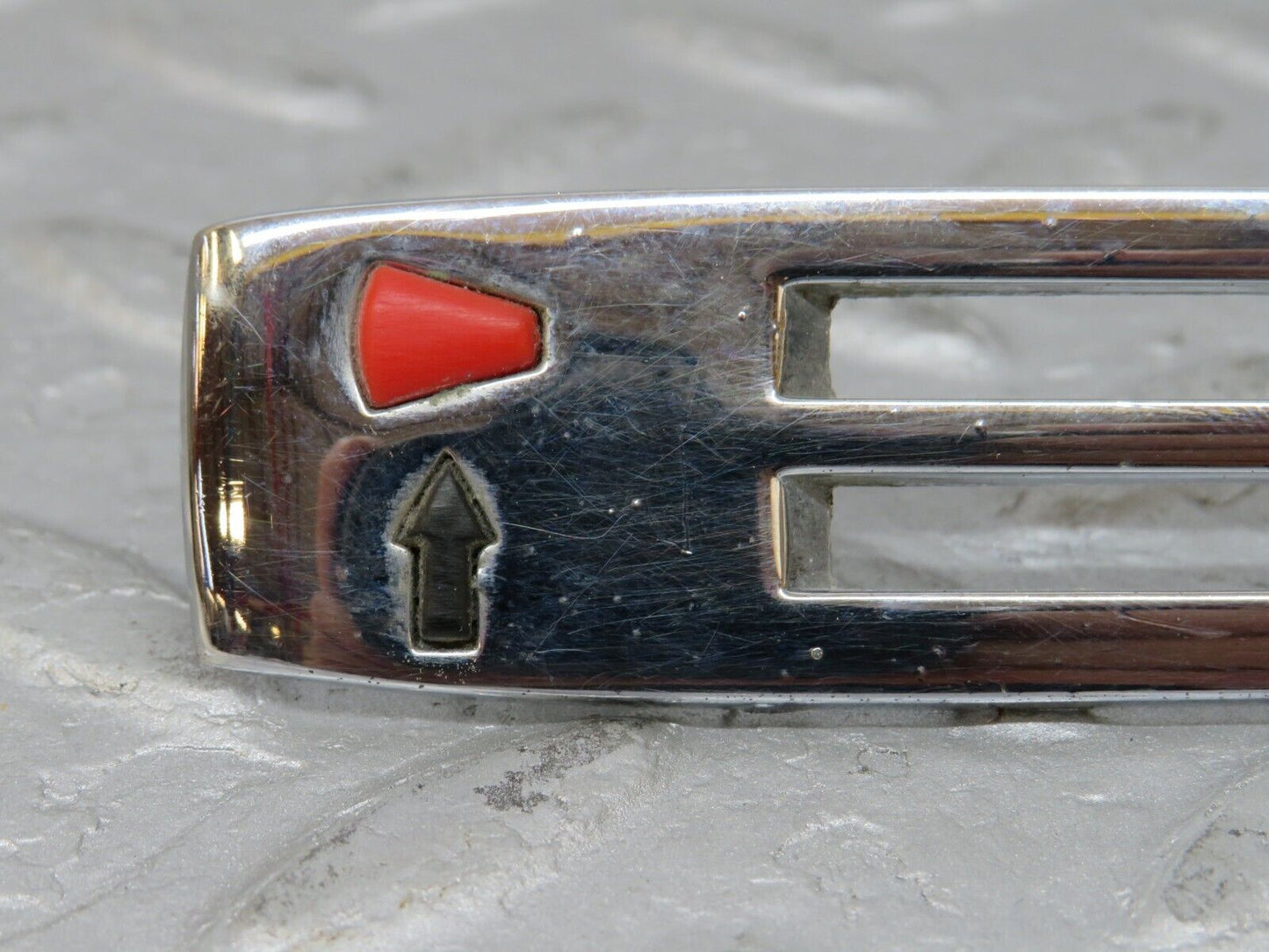 35826 Mercedes-Benz W108 Dash Centre Heater Control Chrome