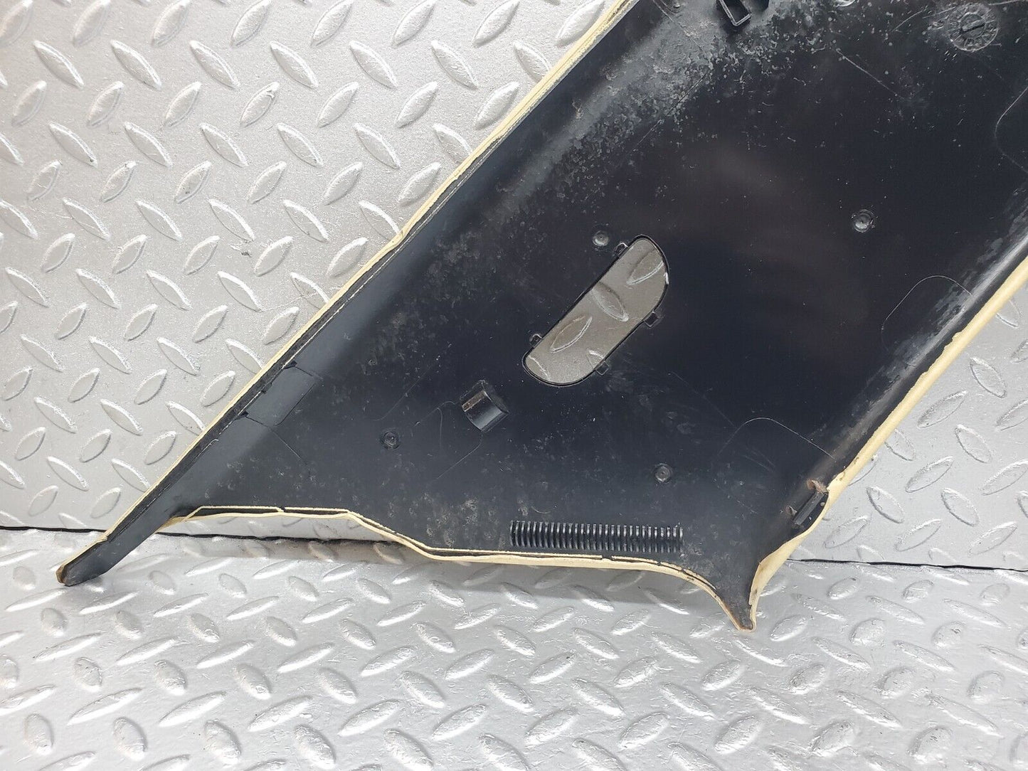 44314 Mercedes-Benz W123 280E C Pillar Cover Panel Right Side Beige 1236900425