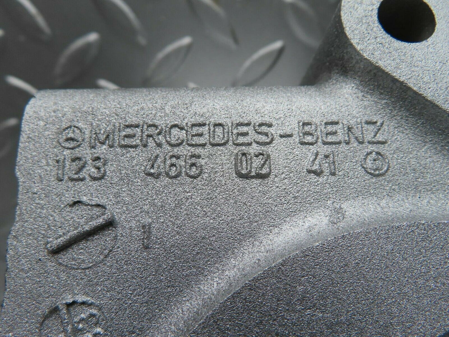 15263 Mercedes-Benz W123 230E Power Steering Pump Bracket 1234660241