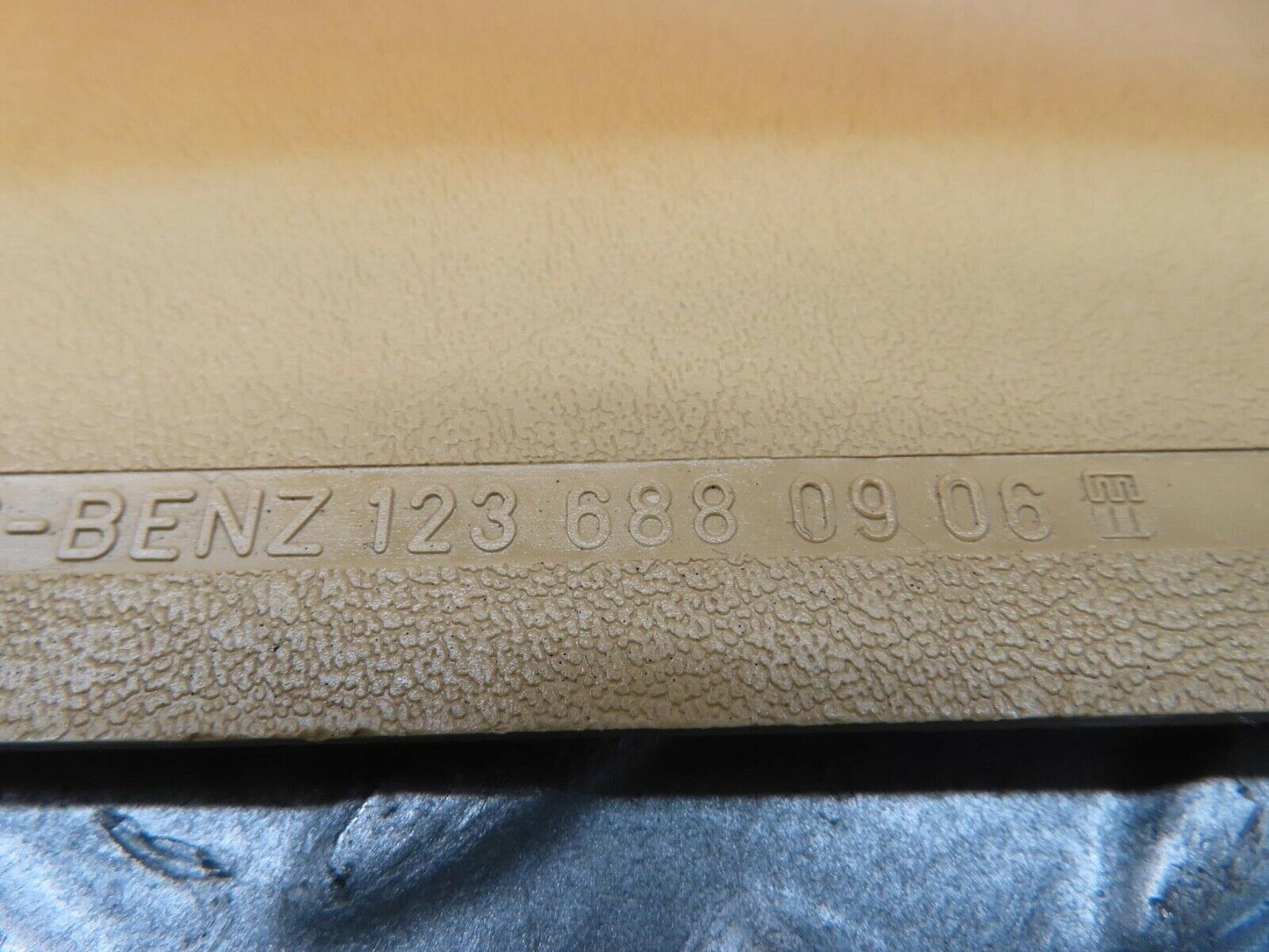 13476 Mercedes-Benz W123 200 Front Left Kick Panel Cream 1236880906