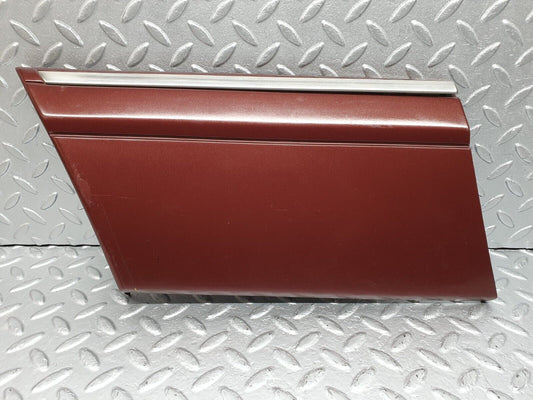 40938 Mercedes-Benz W126 300SE Front Left Fender Wing Moulding Trim 1266903540