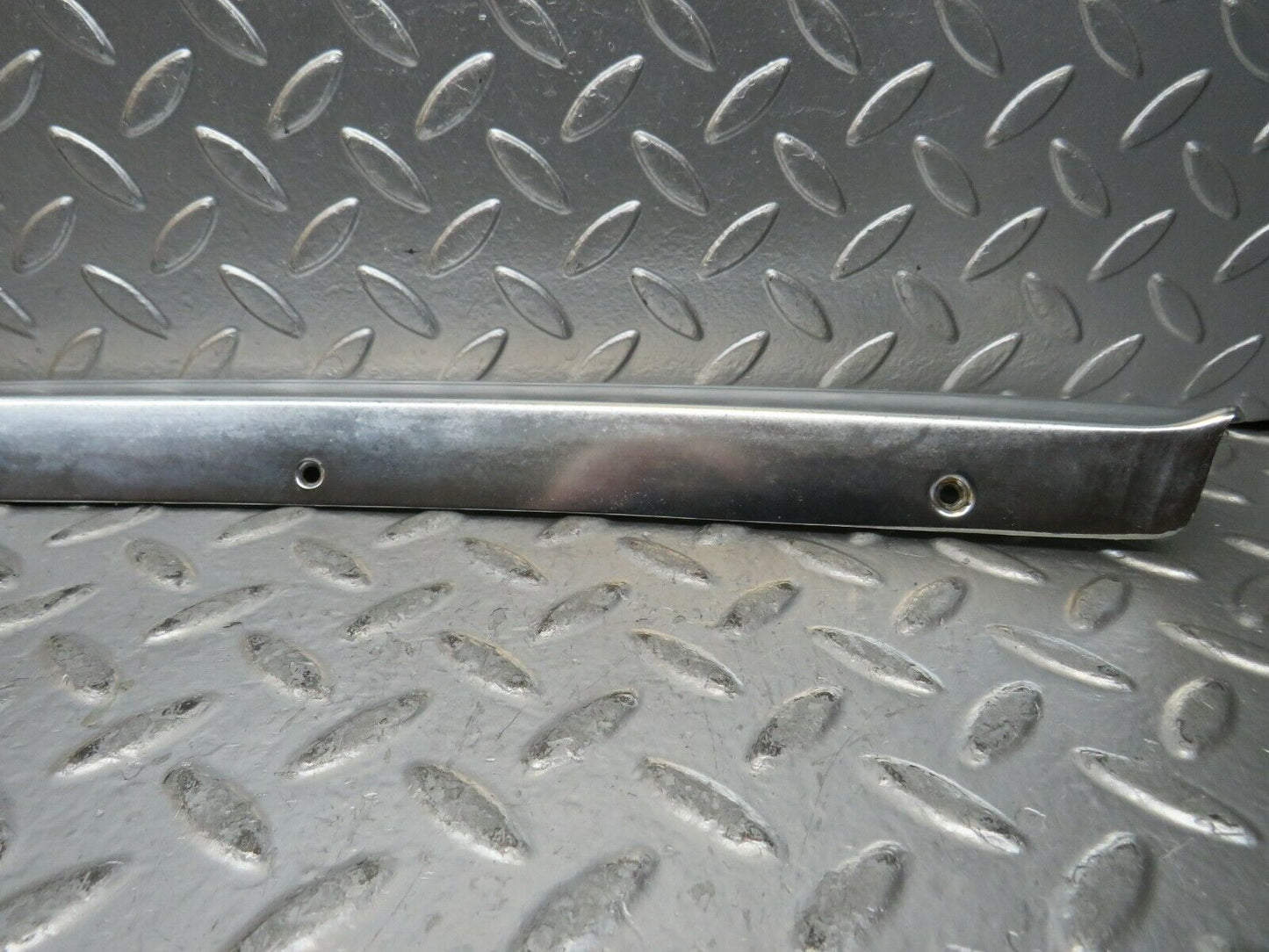 23369 Mercedes-Benz W116 350SE C Pillar Chrome Moulding Trim Left Side