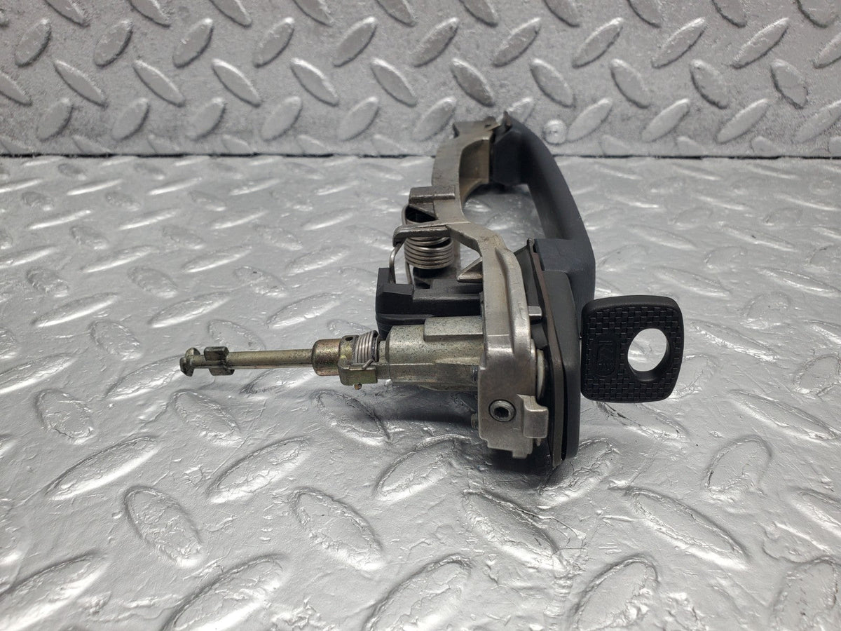 W201 Baby Benz front right door exterior handle with key used OEM