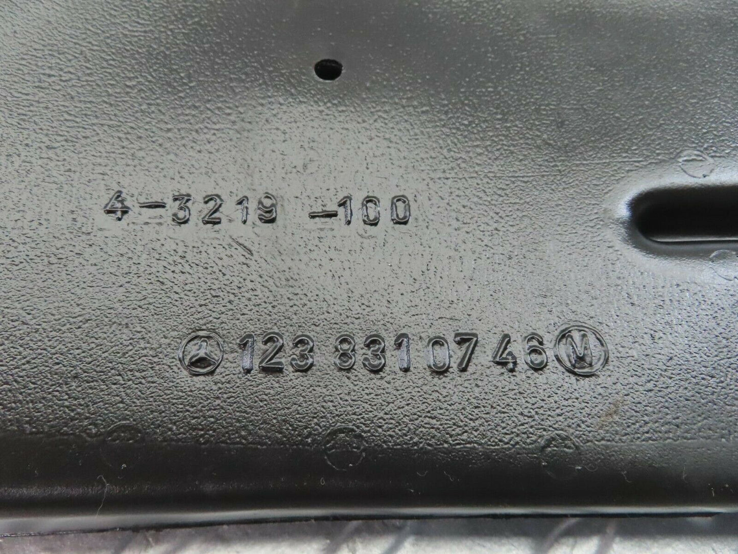 10703 Mercedes-Benz W123 230E Air Duct Heater Ventilation Right 1238310746