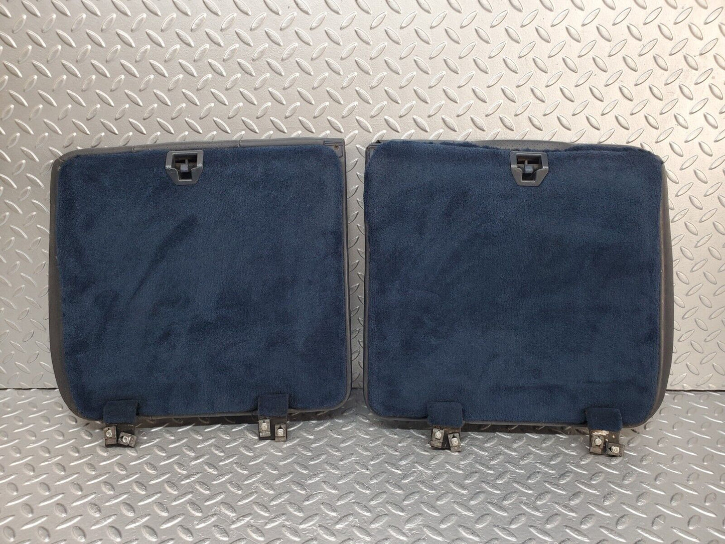 45156 Mercedes-Benz R129 300SL Coupe Rear Seat Set Blue Leather 1299220001