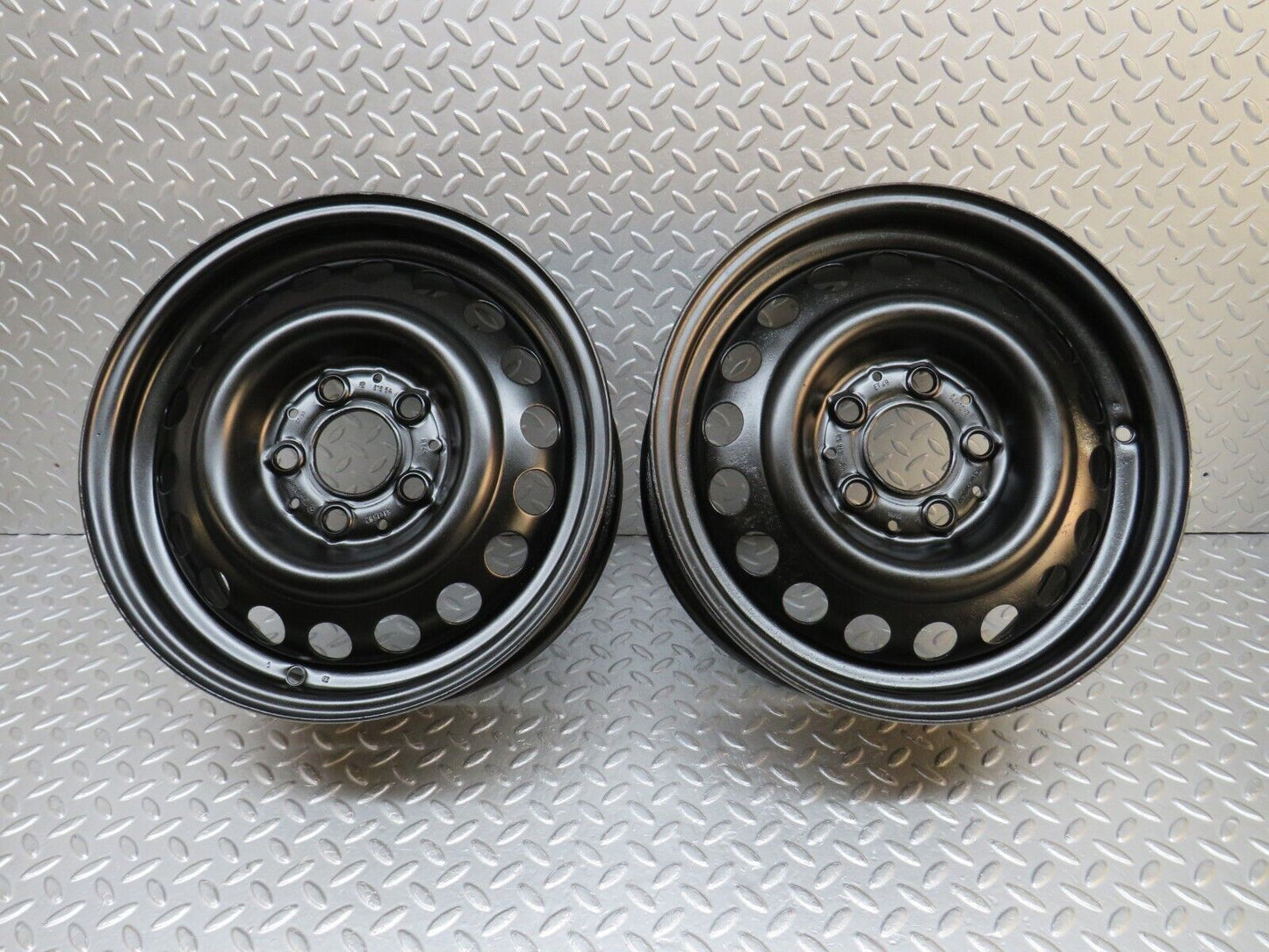 39528 Mercedes-Benz Steel Wheel Set 6Jx15H2 ET49 1244000602