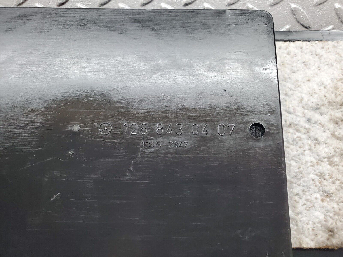 45628 Mercedes-Benz W126 420SE Rear Right Parcel Shelf Storage 1268430407