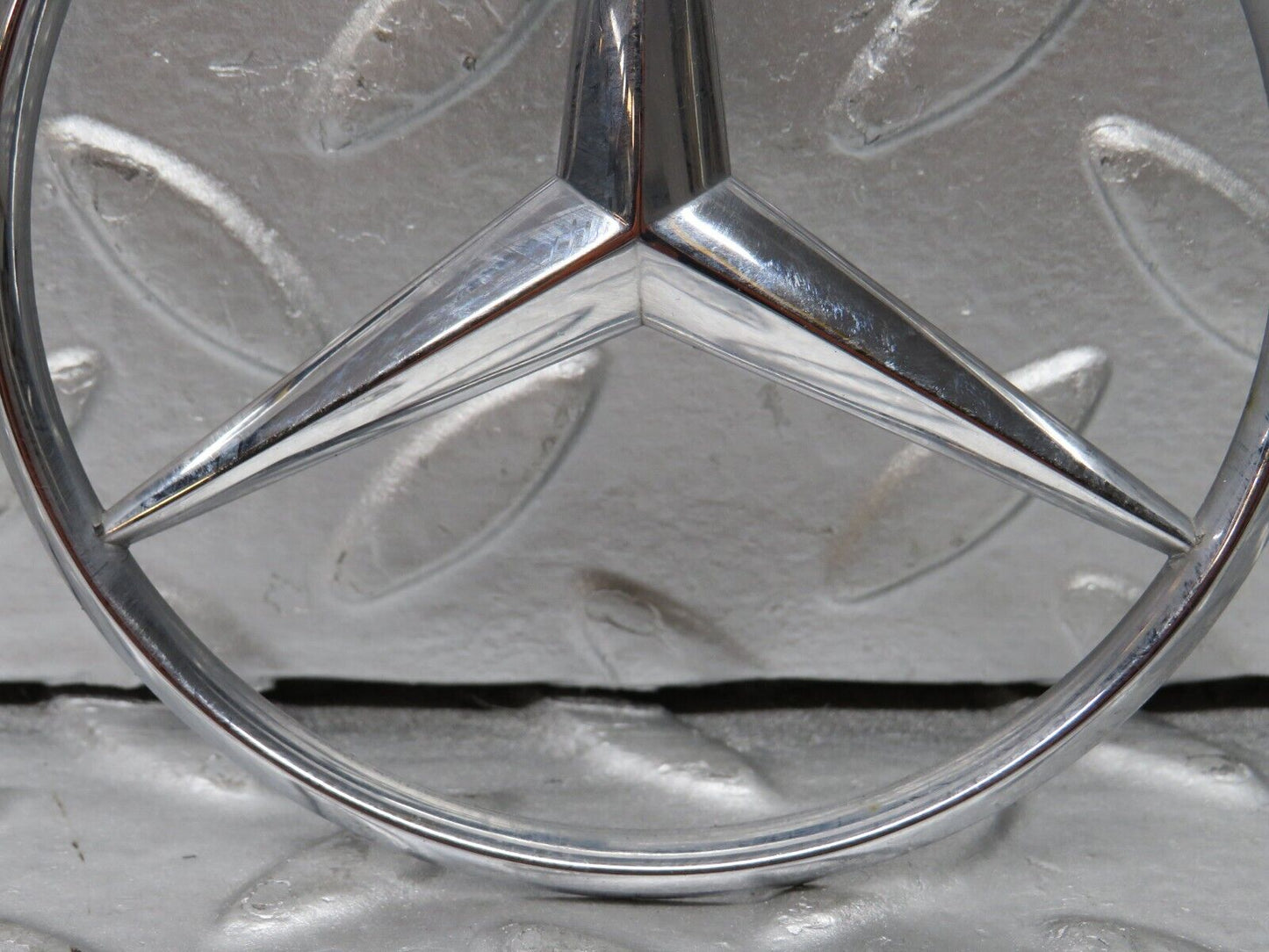 30880 Mercedes-Benz W201 190E 2.0L Chrome Rear Emblem 2017580058