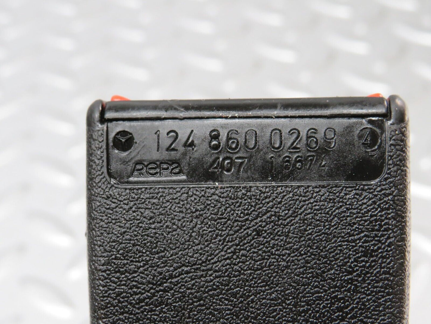 34221 Mercedes-Benz W124 260E Front Right Seat Belt With Buckle 1248604085