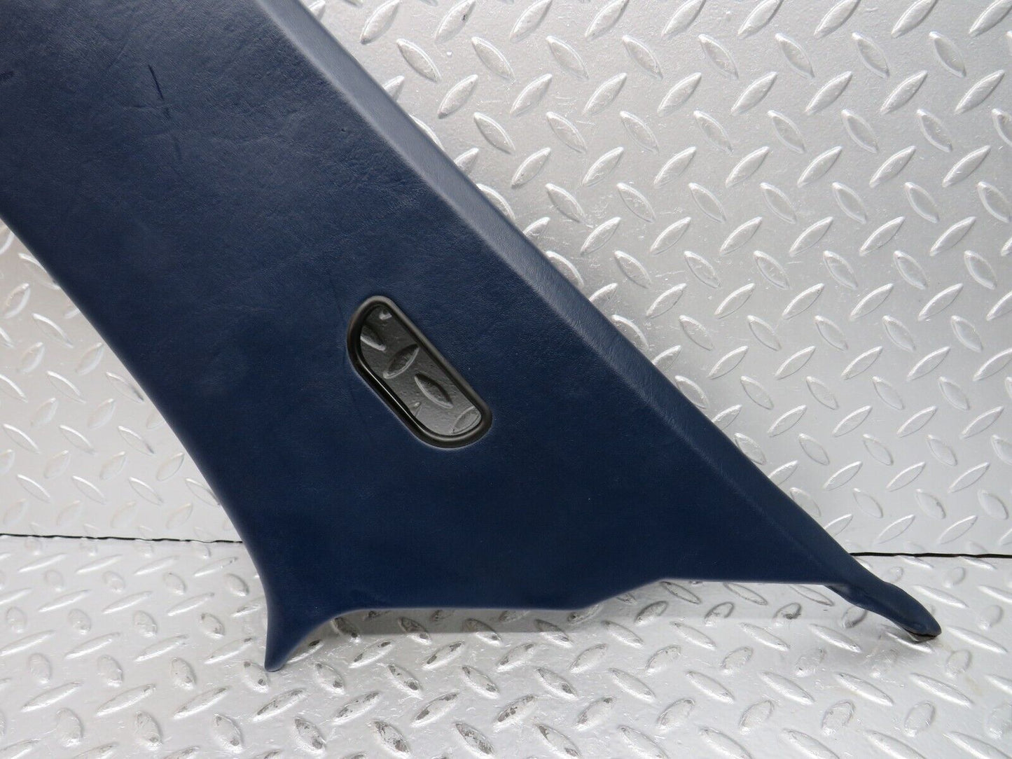 31940 Mercedes-Benz W123 230E C Pillar Cover Panel Right Side Blue 1236900425