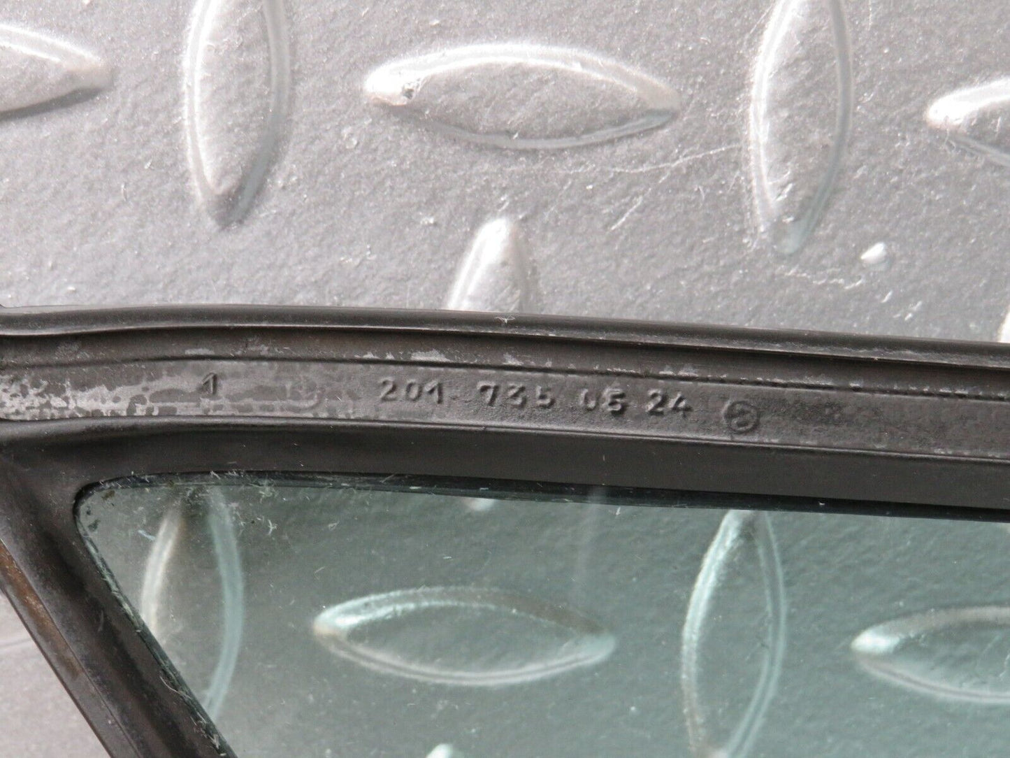 25131 Mercedes-Benz W201 190D Rear Left Quarter Window Glass 2017350524