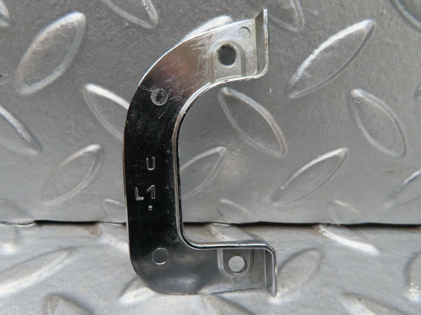 14139 Mercedes-Benz C107 280SLC Left Interior Chrome Door Latch Trim